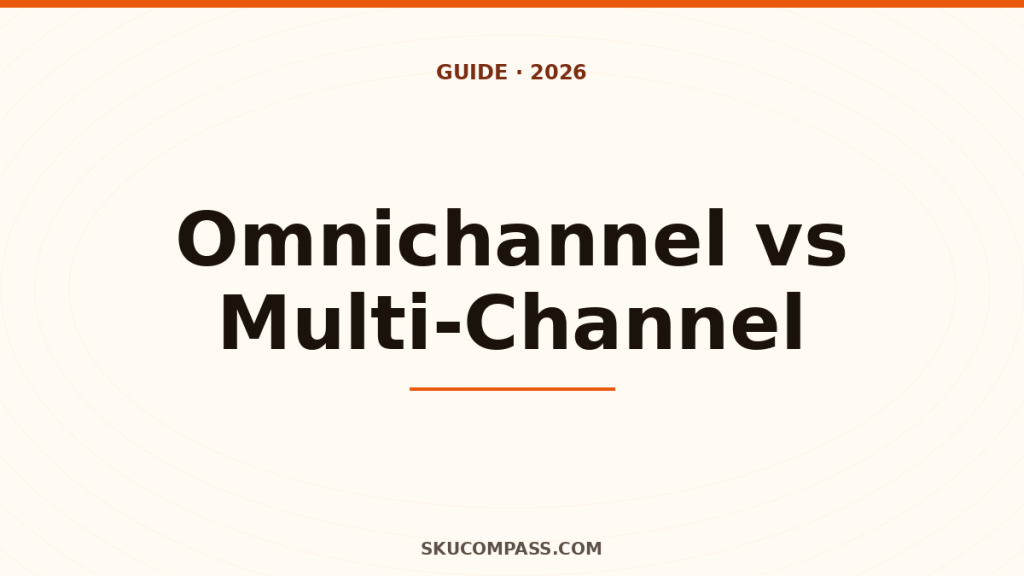 Omnichannel vs multi-channel inventory comparison for Amazon Shopify Walmart sellers
